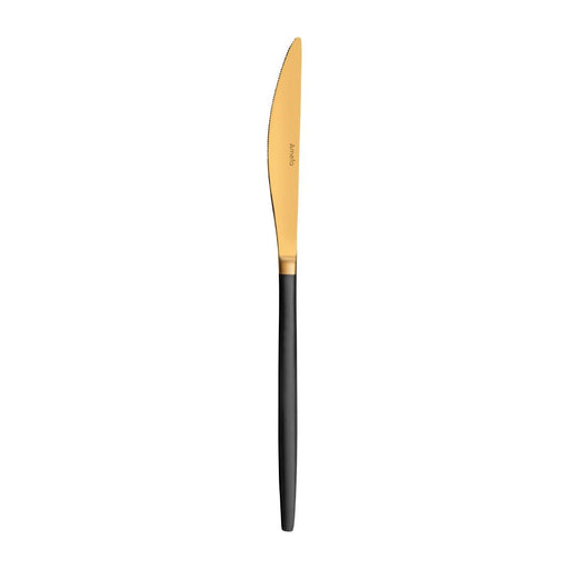 Amefa Soprano Table Knives Black & Gold (12 Pack) Amefa