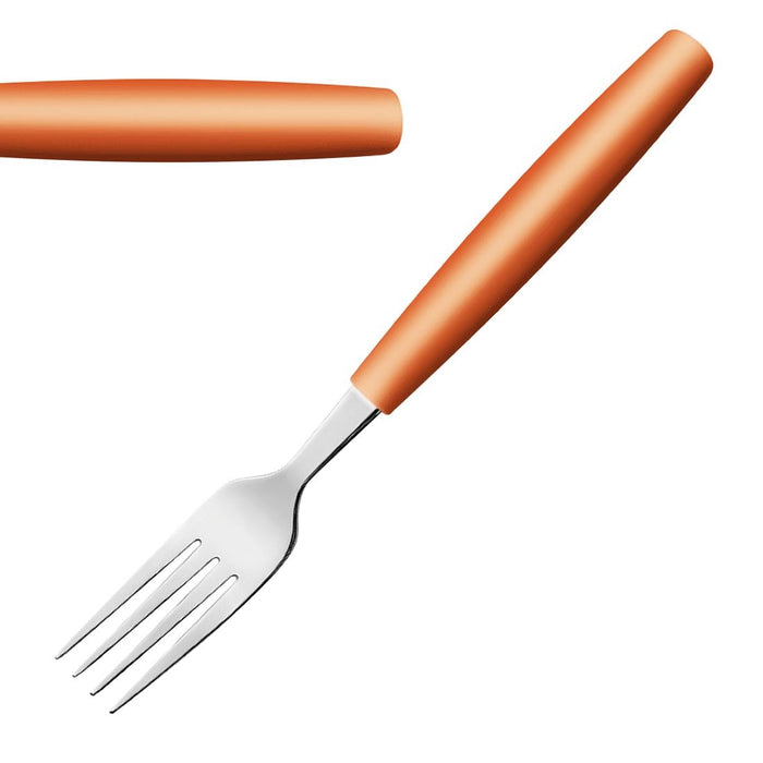 204(L)mm. 18/0 Stainless Steel. Orange Handles