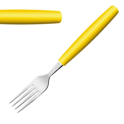 204(L)mm. 18/0 Stainless Steel. Yellow Handles