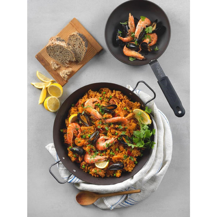 Samuel Groves Professional Seasoned Carbon Steel Frying Pan 40cm Samuel Groves