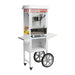 Haxro HX8837 Popcorn Machine and Cart White Haxro