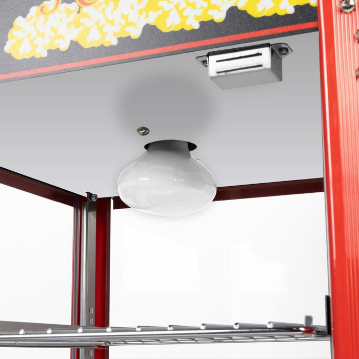 Haxro HX8872 Popcorn Machine with 2 Shelves Haxro