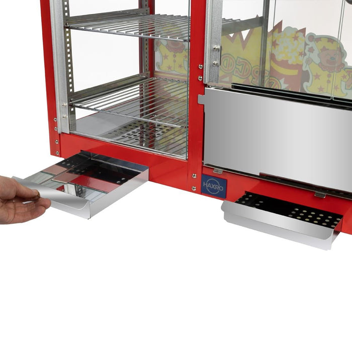 Haxro HX8872 Popcorn Machine with 2 Shelves Haxro