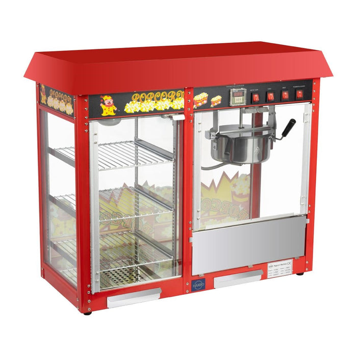 Haxro HX8872 Popcorn Machine with 2 Shelves Haxro