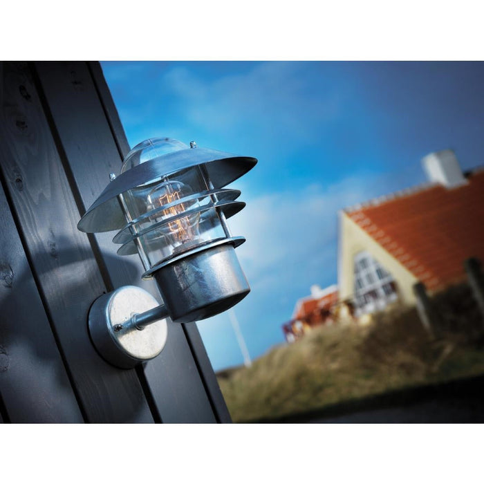 Nordlux Blokhus Up Outdoor Wall Light Galvanised Nordlux