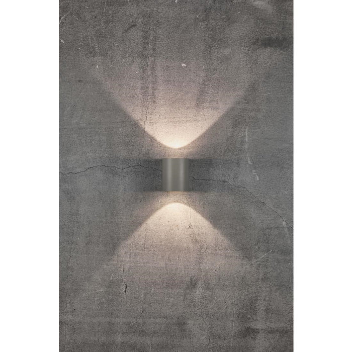 Nordlux Canto 2 Outdoor Wall Light Grey Nordlux