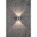 Nordlux Canto 2 Outdoor Wall Light Stainless Steel Nordlux