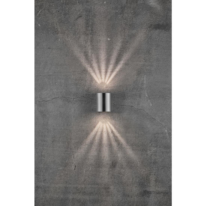 Nordlux Canto 2 Outdoor Wall Light Stainless Steel Nordlux
