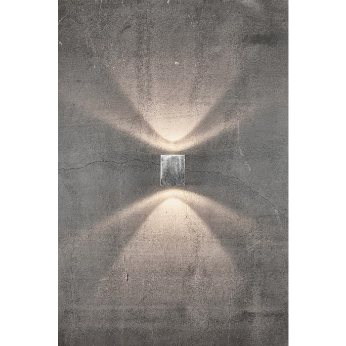 Nordlux Canto Kubi 2 Outdoor Wall Light Galvanised Nordlux