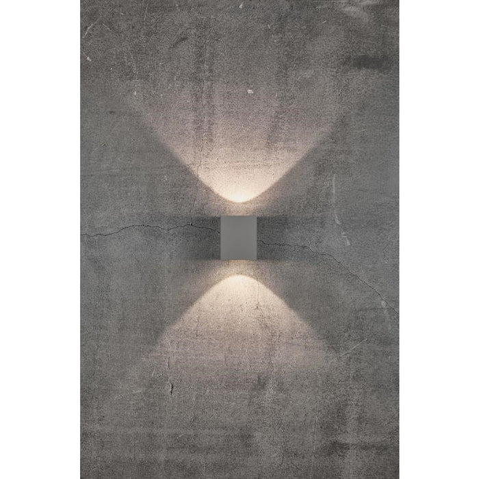 Nordlux Canto Kubi 2 Outdoor Wall Light Grey Nordlux
