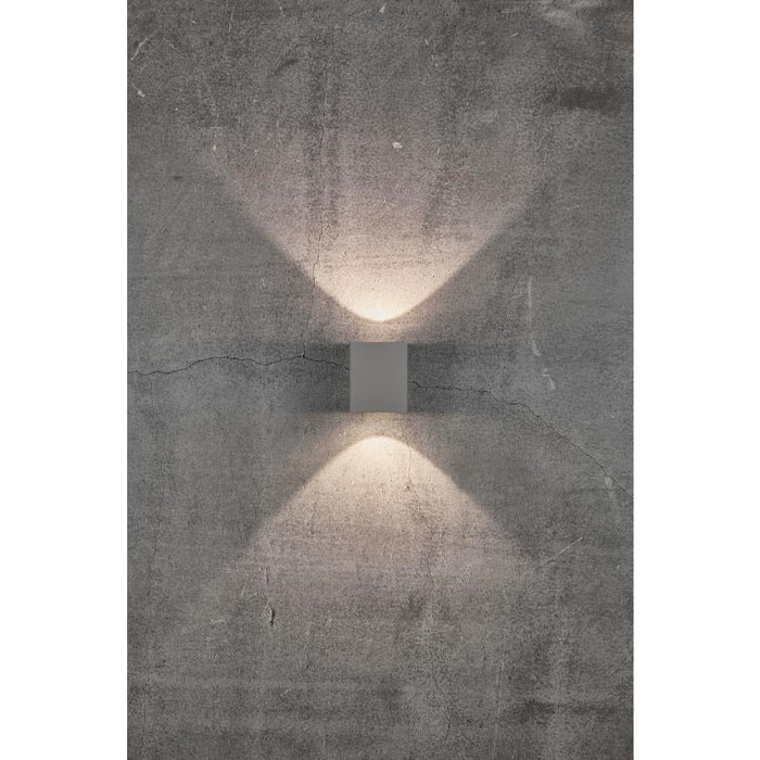 Nordlux Canto Kubi 2 Outdoor Wall Light Grey Nordlux