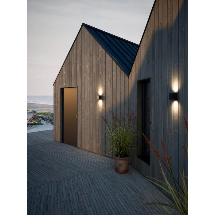 Nordlux Canto Kubi 2 Outdoor Wall Light Seaside Black Nordlux