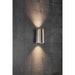 Nordlux Canto Maxi 2 Outdoor Wall Light Stainless Steel Nordlux