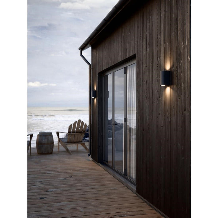 Nordlux Canto Maxi 2 Outdoor Wall Light Seaside Black Nordlux