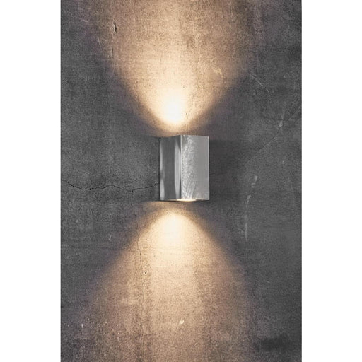 Nordlux Canto Maxi Kubi 2 Outdoor Wall Light Galvanised Nordlux
