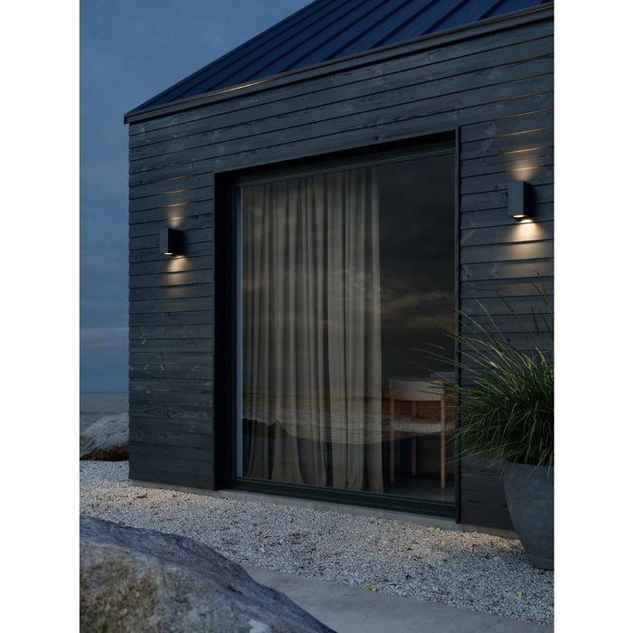 Nordlux Canto Maxi Kubi 2 Outdoor Wall Light Seaside Black Nordlux