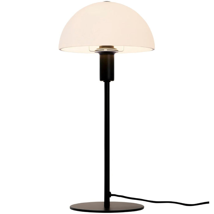 Nordlux Ellen 20 Indoor Table Lamp Black, Glass Shade Nordlux