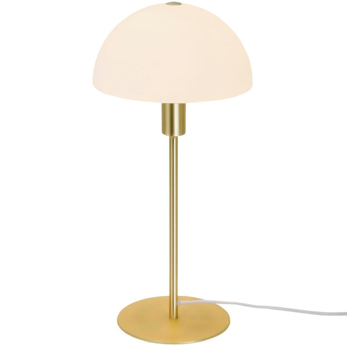 Nordlux Ellen 20 Indoor Table Lamp Brass, Glass Shade Nordlux