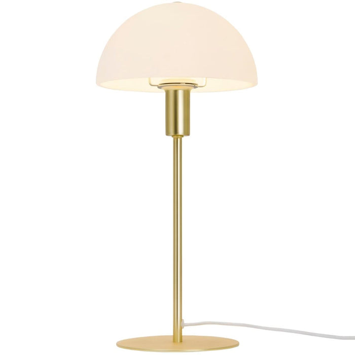 Nordlux Ellen 20 Indoor Table Lamp Brass, Glass Shade Nordlux