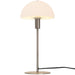 Nordlux Ellen 20 Indoor Table Lamp Brushed Steel, Glass Shade Nordlux