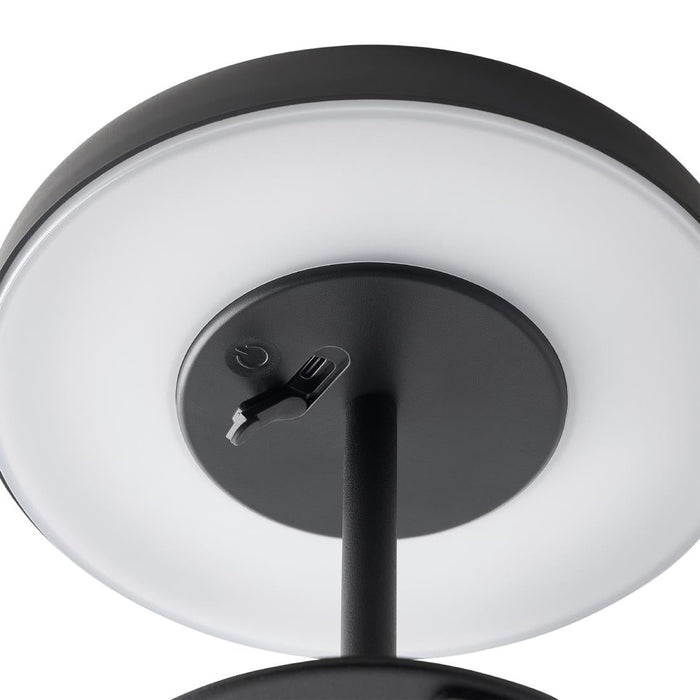 Nordlux Elmer Solar Outdoor Battery Light Black Nordlux