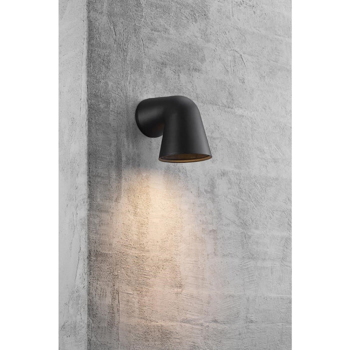 Nordlux Front Single Outdoor Wall Light Black Nordlux