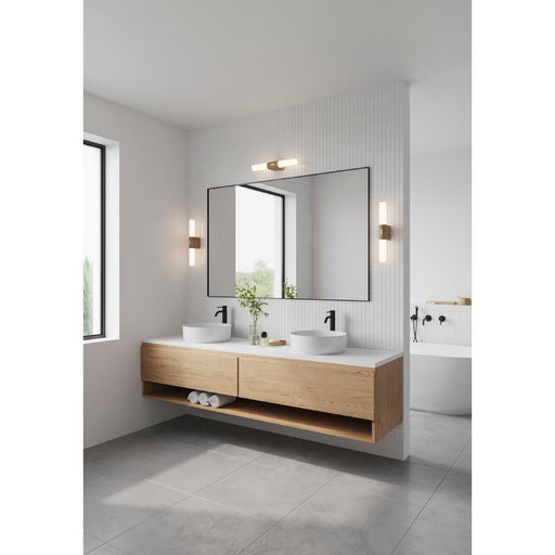 Nordlux Helva Double Basic Indoor Wall Light Wood Foil Nordlux