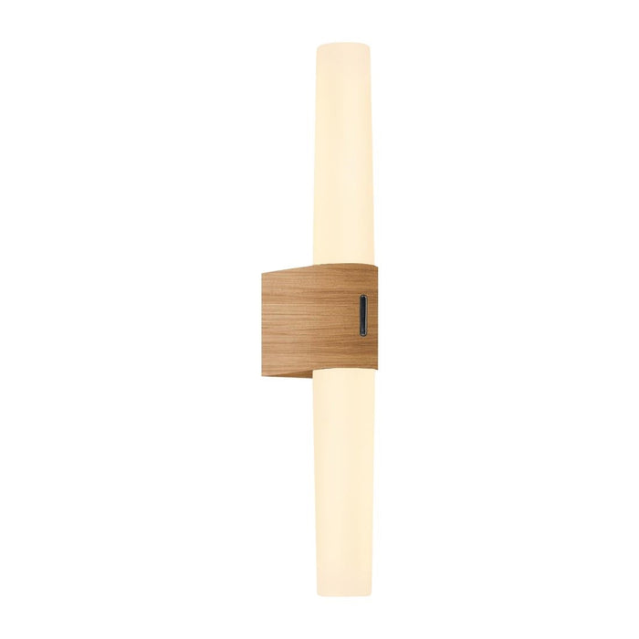Nordlux Helva Double Basic Indoor Wall Light Wood Foil Nordlux