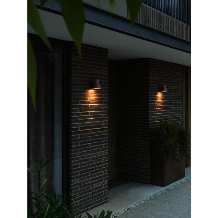 Nordlux Kyklop Cone Outdoor Wall Light Rust Nordlux