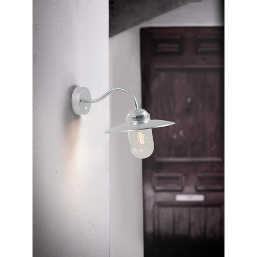 Nordlux Luxembourg Outdoor Wall Light with Sensor Galvanised Nordlux