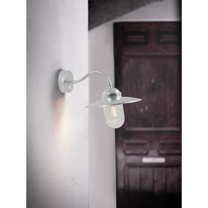 Nordlux Luxembourg Outdoor Wall Light with Sensor Galvanised Nordlux