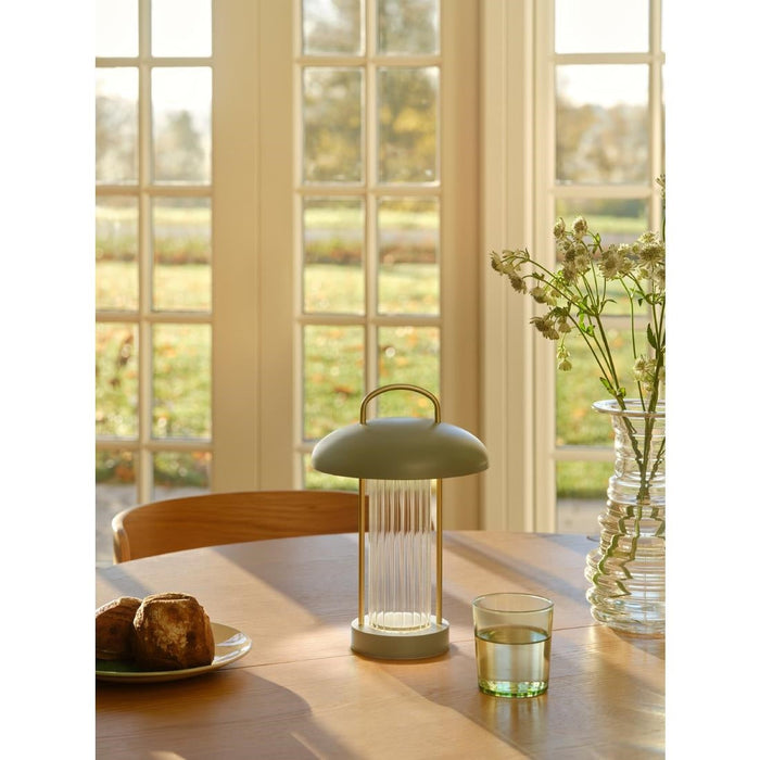 Nordlux Mirano Portable Indoor Table Lamp Dusty Green Nordlux