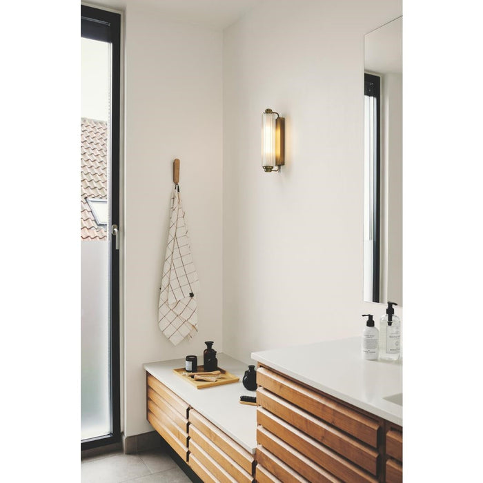 Nordlux Nimal Double Indoor Wall Light Brass Nordlux