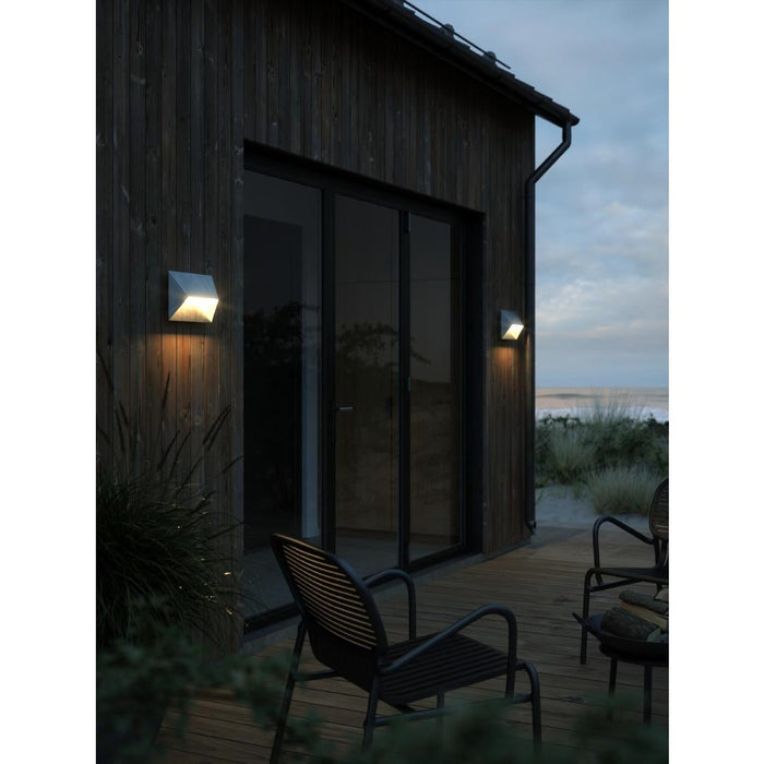 Nordlux Pontio 27 Outdoor Wall Light Galvanised Nordlux