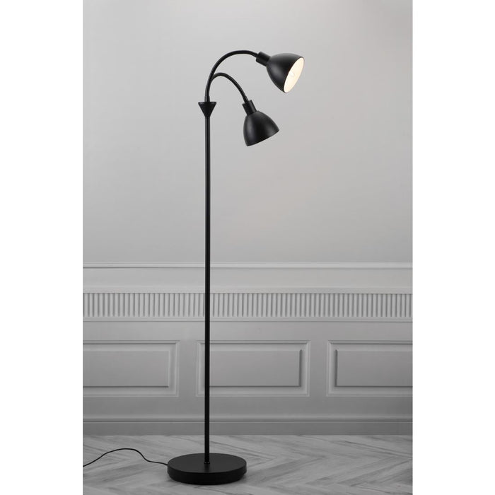 Nordlux Ray Double Floor Lamp Black Nordlux