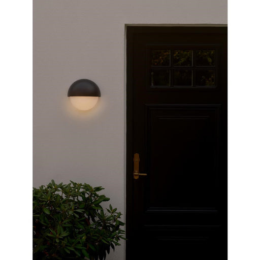Nordlux Scorpius Maxi Round Outdoor Wall Light Black Plastic Nordlux