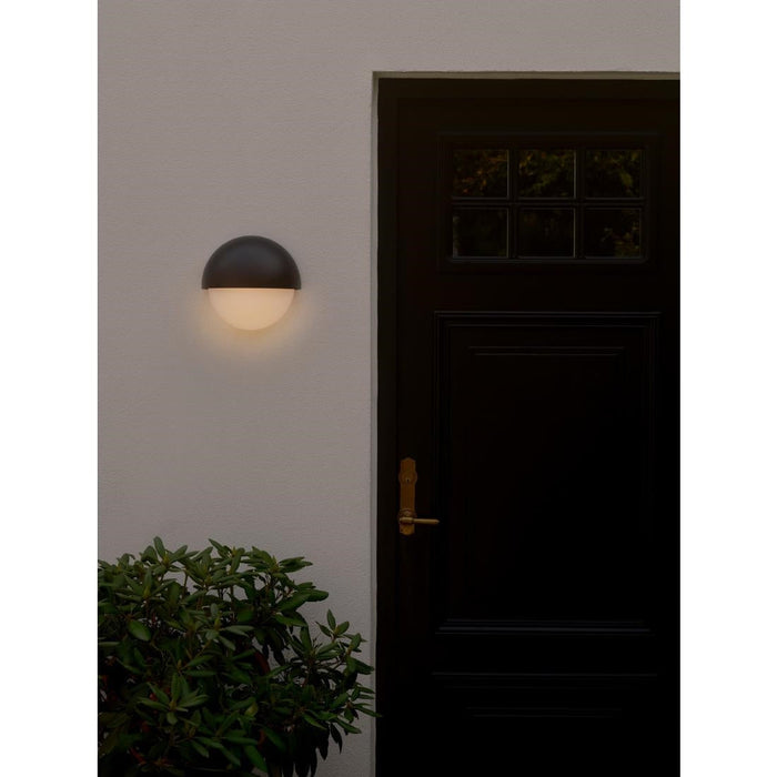 Nordlux Scorpius Maxi Round Outdoor Wall Light Black Plastic Nordlux