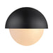 Nordlux Scorpius Maxi Round Outdoor Wall Light Black Plastic Nordlux