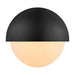 Nordlux Scorpius Round Outdoor Wall Light Black Plastic Nordlux
