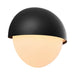 Nordlux Scorpius Round Outdoor Wall Light Black Plastic Nordlux