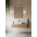 Nordlux Tangens Double Indoor Wall Light Brushed Steel Nordlux