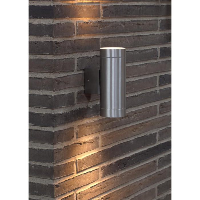 Nordlux Tin Maxi Double Outdoor Wall Light Aluminium Nordlux