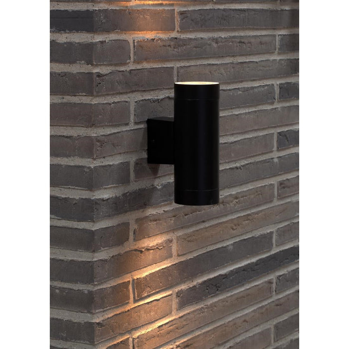 Nordlux Tin Maxi Double Outdoor Wall Light Black Nordlux
