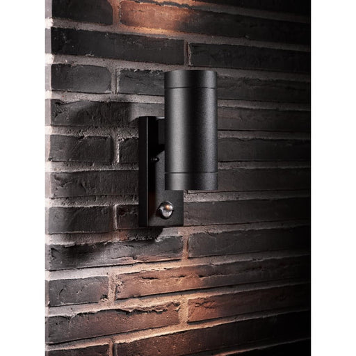 Nordlux Tin Maxi Double Sensor Outdoor Wall Light Black Nordlux