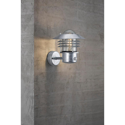 Nordlux Vejers Sensor Outdoor Wall Light Galvanised Nordlux