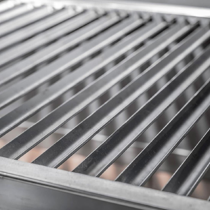 Pujadas Countertop Open Grill with V-Shaped Bars and Refractory Base 8581001B Pujadas