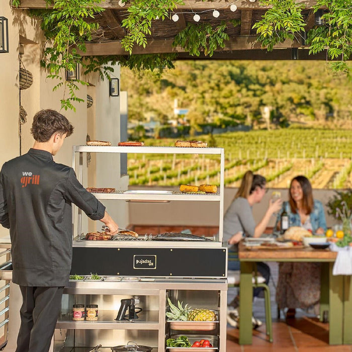 Pujadas Robata Grill with Mobile Cabinet 8582010B Pujadas