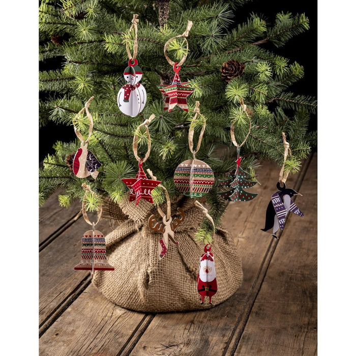 Swantex Kraft Holly Robin Christmas Crackers 12" (50 Pack) Swantex