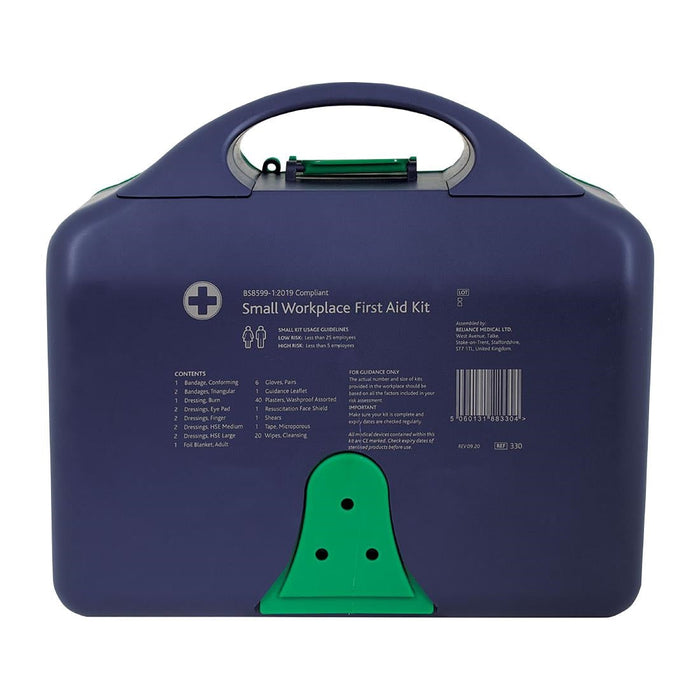 Reliance Medical Workplace BS8599-1 First Aid Kit with Aura3 Box Small Reliance Medical
