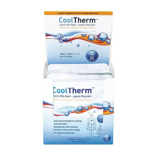 CoolTherm Burn Relief Dressing 10x10cm (120 Pack) Reliance Medical